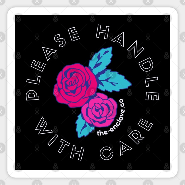 Pls Handle with Care - light Sticker by ElizabethBrink